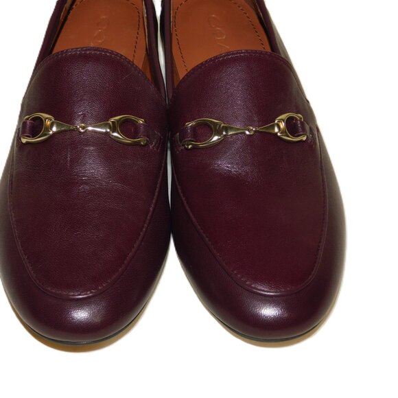 Coach Haley Slip On Leather Loafers Size 5.5 NEW - Picture 3 of 12